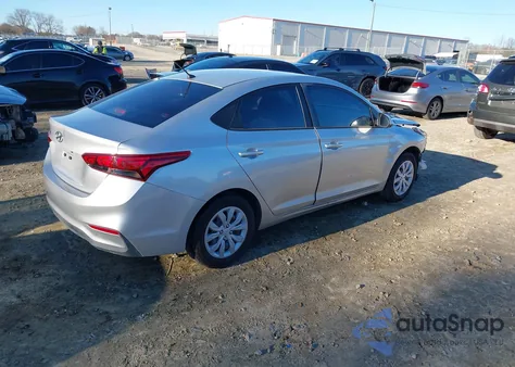 2022 Hyundai Accent Se z USA, uszkodzony, nr VIN 3KPC24A66NE159234
